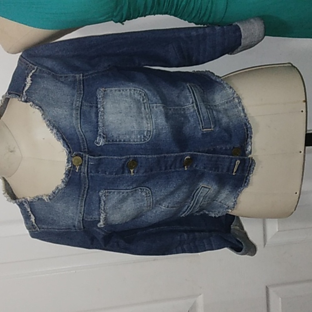 Vera Wang Jean  jacket